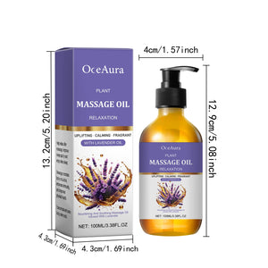 Lavender massage oil 100 mL / 3.4 fl oz